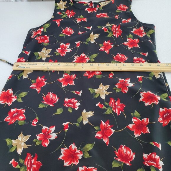 Timeless Tickets Womens Vintage Floral Maxi Dress Size M Tied Back Whismigoth - Picture 7 of 10